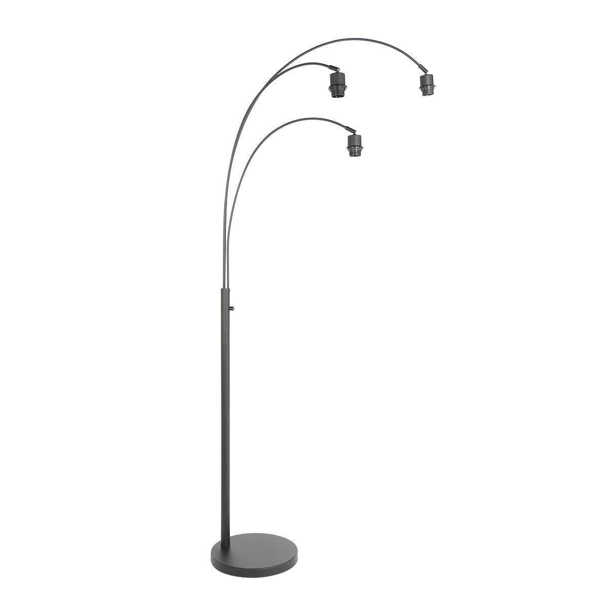 Nox Light 4494ZW – vloerlamp met 3 bamboe kapjes - Afbeelding 7