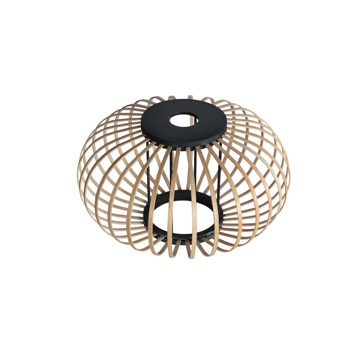 Hanglamp Silva 4524ZW – 5-lichts bamboe design Ø31cm trendy - Afbeelding 6