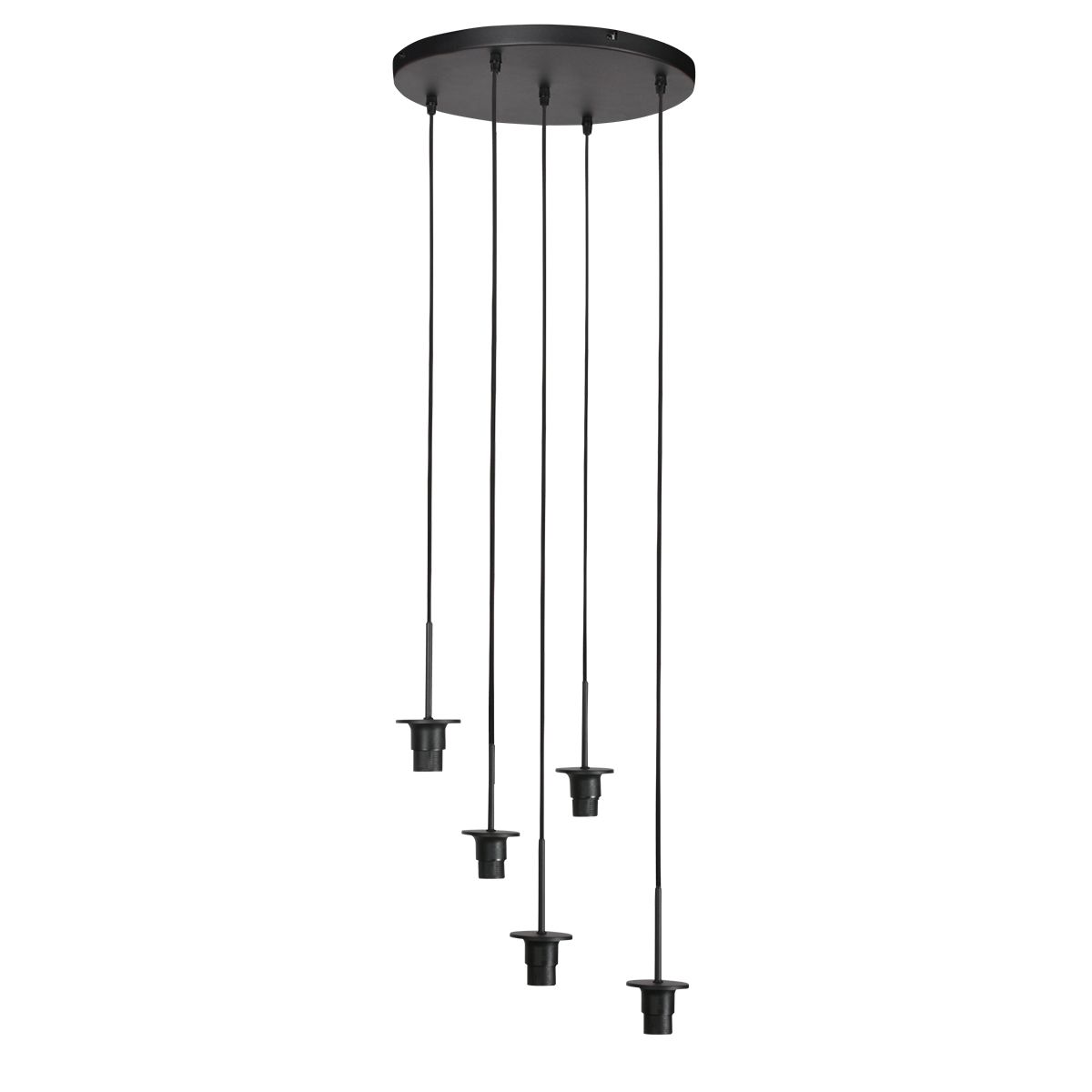 5-lichts hanglamp Ropex 4525ZW - speelse touwlamp voor vide - Afbeelding 8