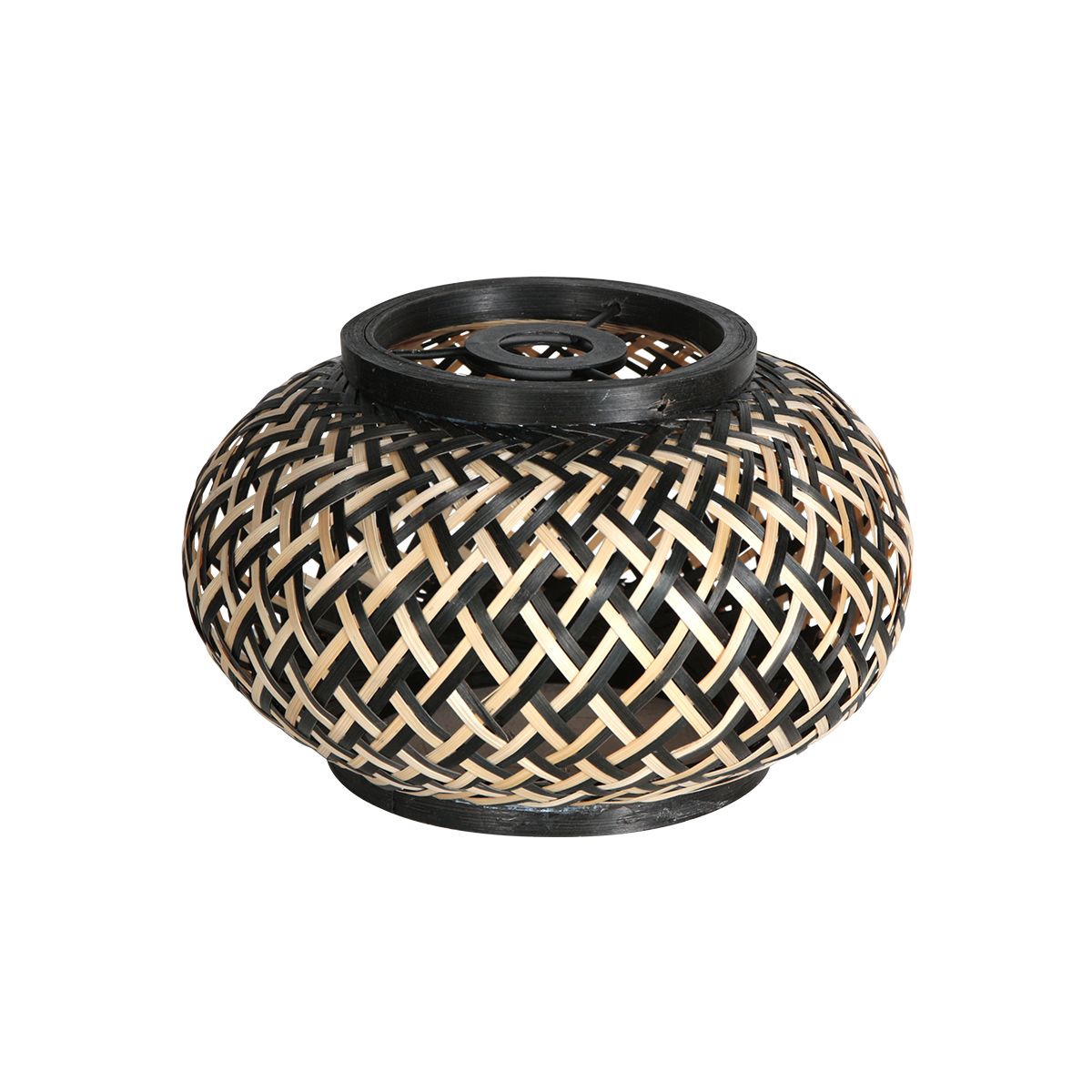 Nox Light 4528ZW – hanglamp met 5 bamboe kapjes - Afbeelding 5
