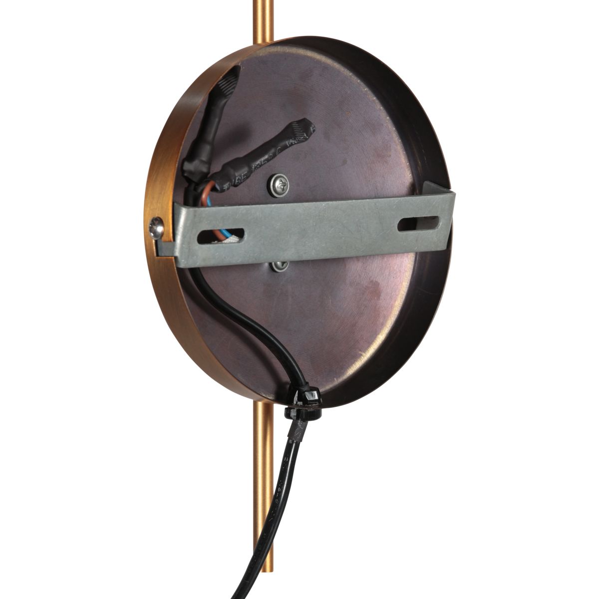 Wandlamp Bollique 4609BR sfeervolle bronskleurige wandlamp met amberglas - Afbeelding 10