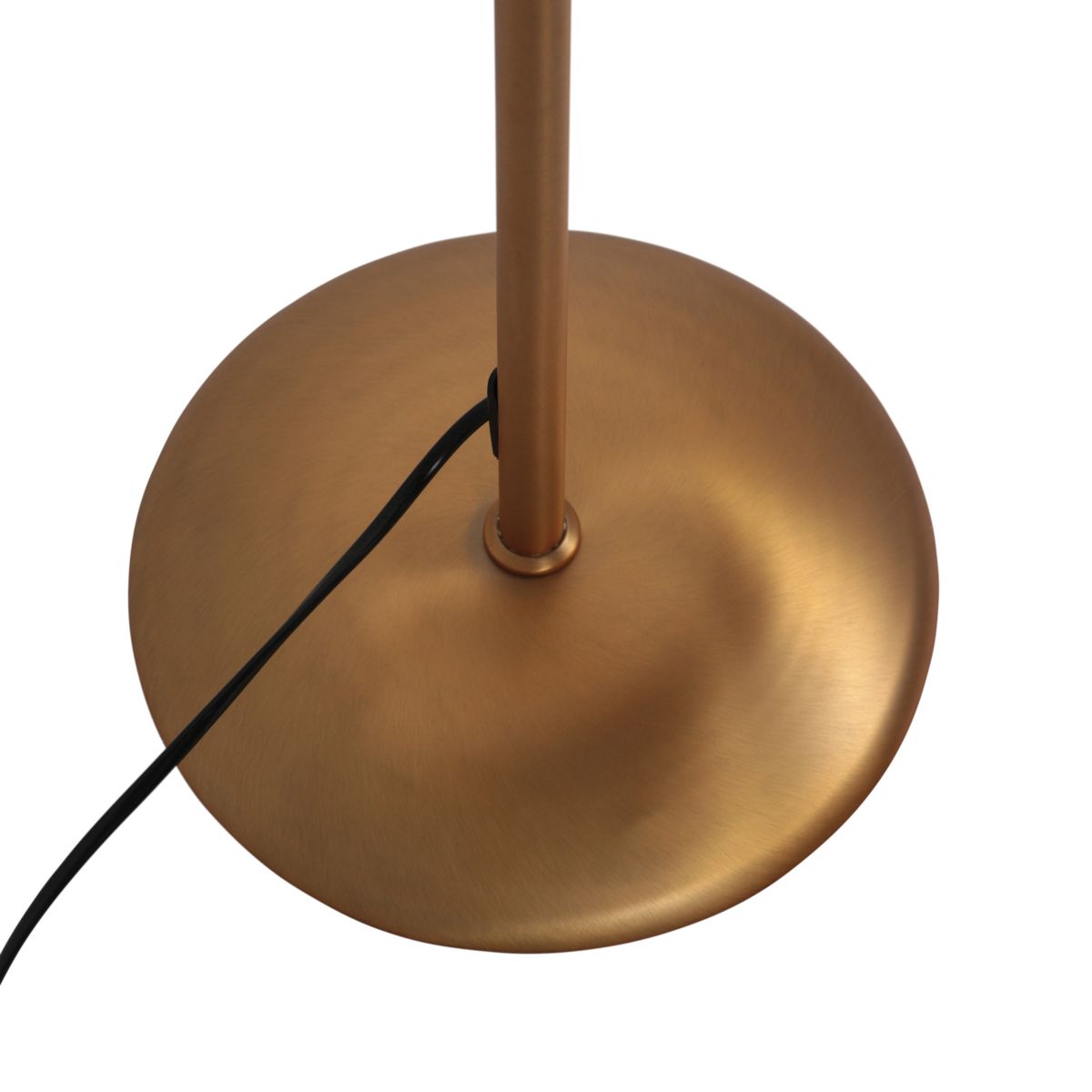 Vloerlamp Bollique Bronzen Vloerlamp met 3 Amber Glazen Bollen - Afbeelding 6