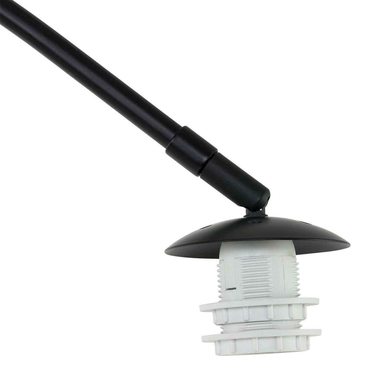 Booglamp Globe Black 4911ZW – zwart/goud E27 - Afbeelding 6