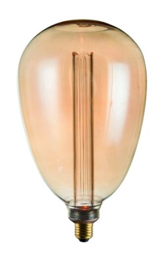 5W LED lichtbron gold 17x30cm E27 1800K 3 standen