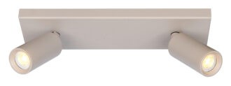Opbouwspot Scolo 2-Lichts Balk – Crème