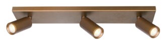 3-lichts Balk "Scolo" GU-11 Brons-Goud