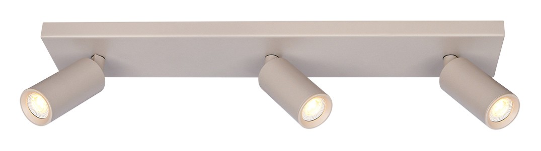 Opbouwspot Scolo 3-Lichts Balk – Crème