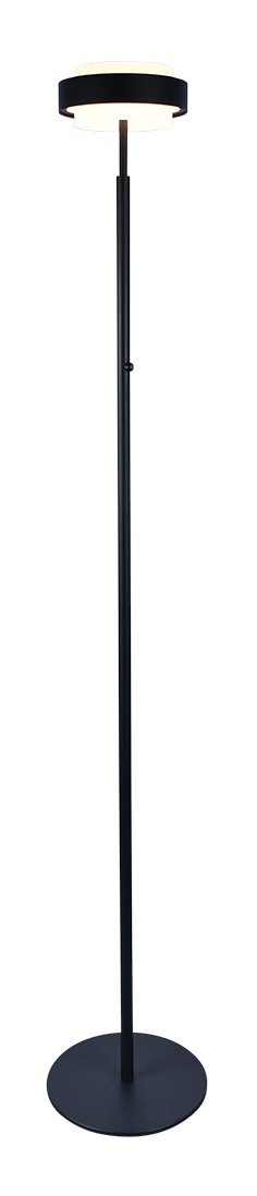 Vloerlamp Puleggia 170 cm – Zwart – Dim to Warm LED