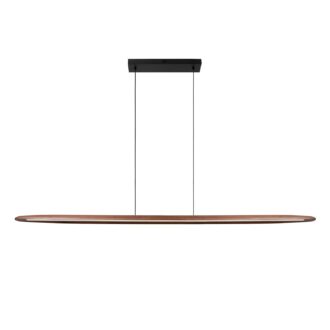 Lucide LANGHOLT - Hanglamp - LED Dimb. - CCT - 1x28W 2200K/4000K - Licht hout | Vibes