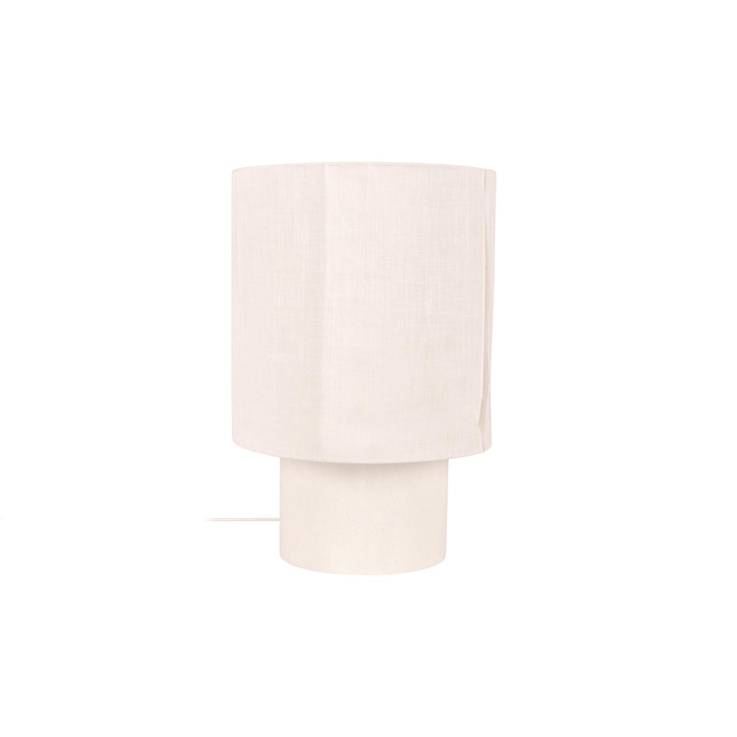 Lucide TISSAJA - Tafellamp - Ø 35 cm - 1xE27 - Wit | Essential - Afbeelding 2