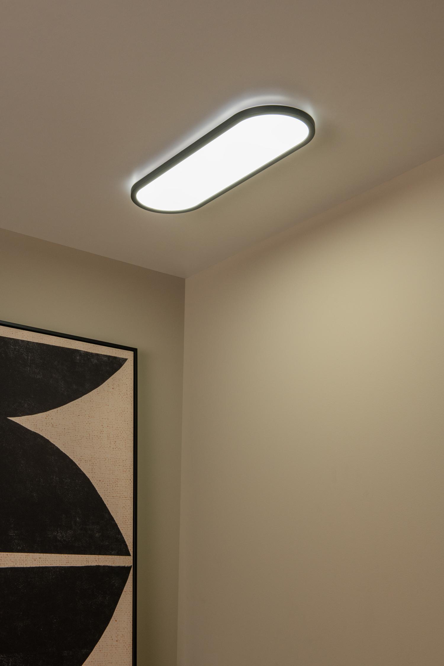 Lucide ELLY - Plafonnière - LED Dimb. - CCT - 1x24W 2700K/4000K - Opaal | Essential - Afbeelding 7