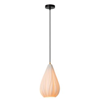 Lucide CINZIA - Hanglamp - Ø 18,3 cm - 1xE27 - Wit