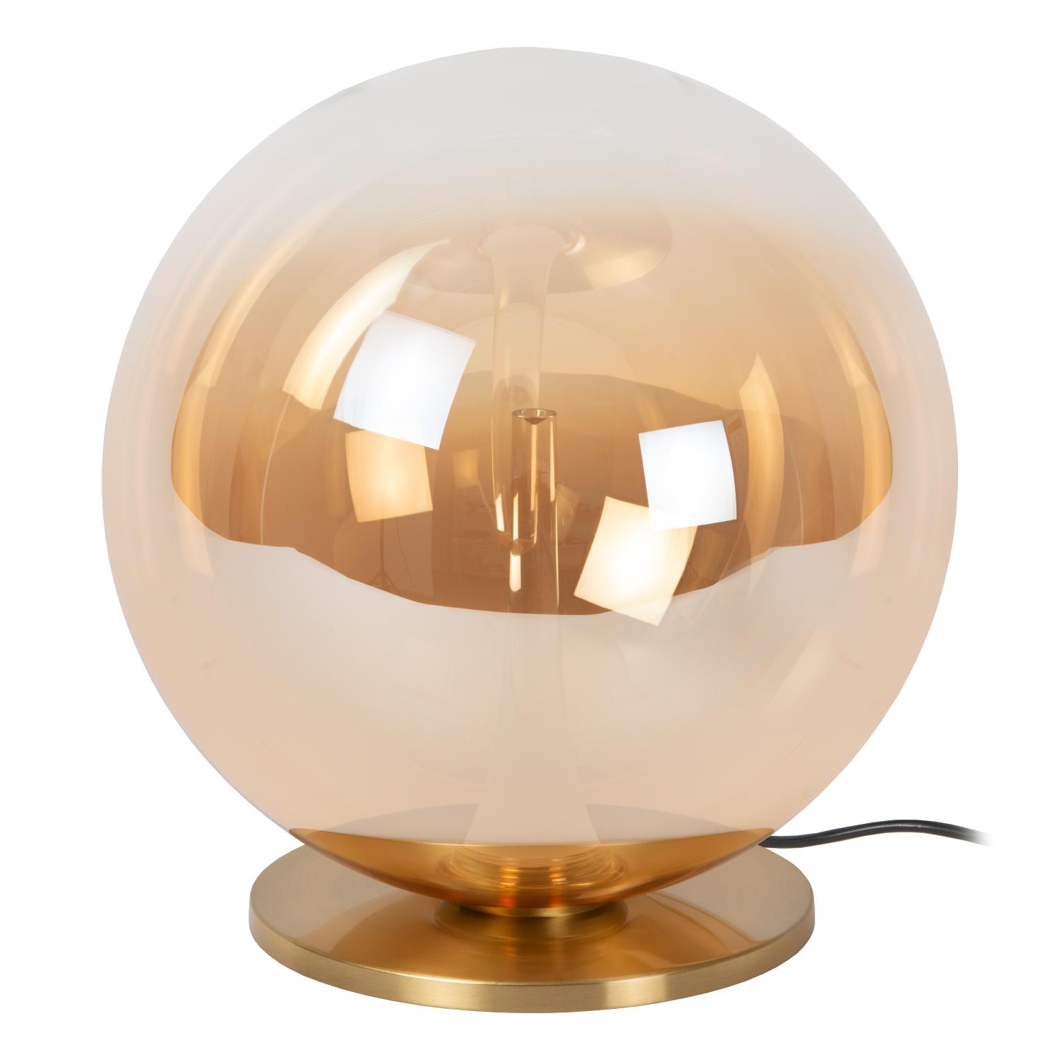 Lucide GISELA - Tafellamp - Ø 30 cm - LED Dimb. - 1x12W 2500K - Amber | Premium - Afbeelding 2