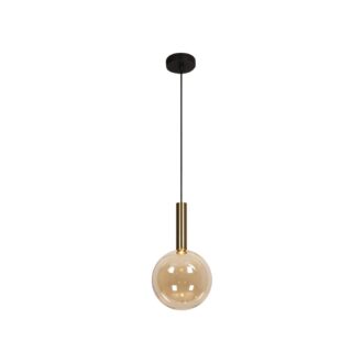 Lucide JOSIANE - Hanglamp - Ø 18 cm - 1xG9 - Amber | Vibes