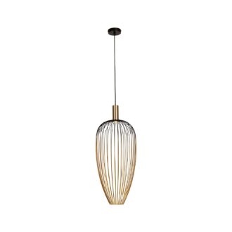 Lucide AURELIE - Hanglamp - Ø 30 cm - 1xGU10 (MR11) - Goud | Vibes