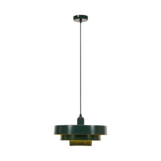 Lucide RUNA - Hanglamp - Ø 35 cm - 1xE27 - Groen | Essential