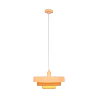Lucide RUNA - Hanglamp - Ø 35 cm - 1xE27 - Roze | Essential