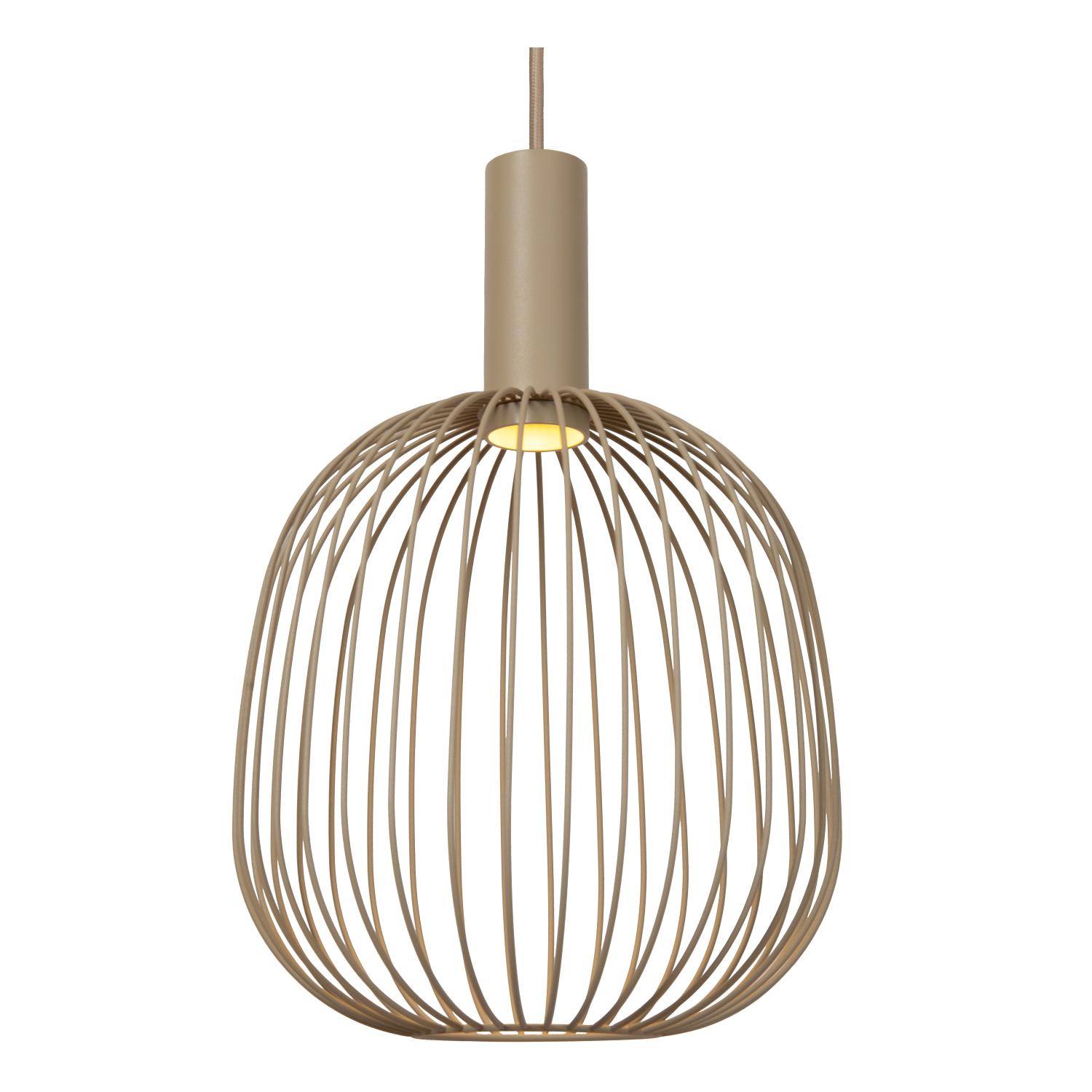 Lucide ESTEREL - Hanglamp - 3xGU10 (MR11) - Taupe | Essential - Afbeelding 3