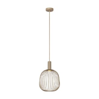Lucide ESTEREL - Hanglamp - Ø 25 cm - 1xGU10 (MR11) - Taupe | Essential