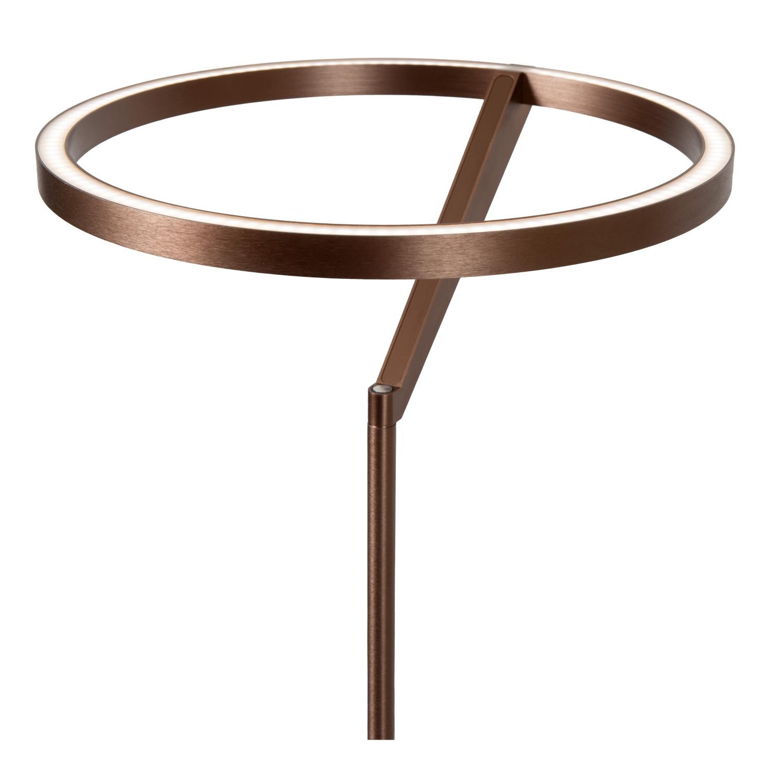 Lucide APPLAUSE - Vloerlamp - Ø 33 cm - LED Dimb. - CCT - 2700K/4000K - Koffie | Premium - Afbeelding 9