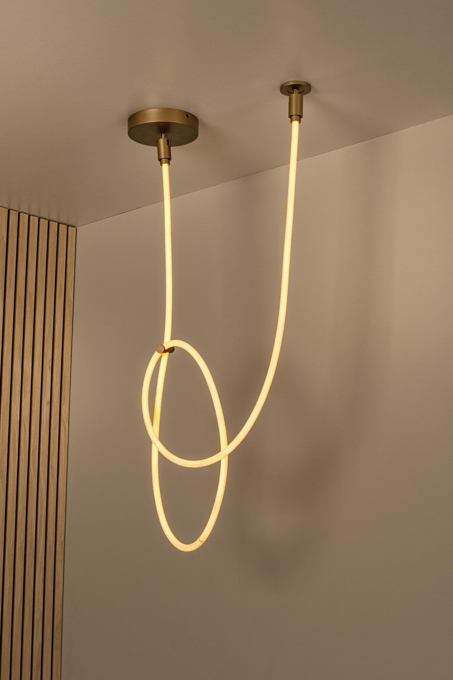 Lucide JANDERIN - Plafonnière - LED Dimb. - CCT - 1x36W 2200K/3300K - Champagne kleur | Vibes - Afbeelding 6
