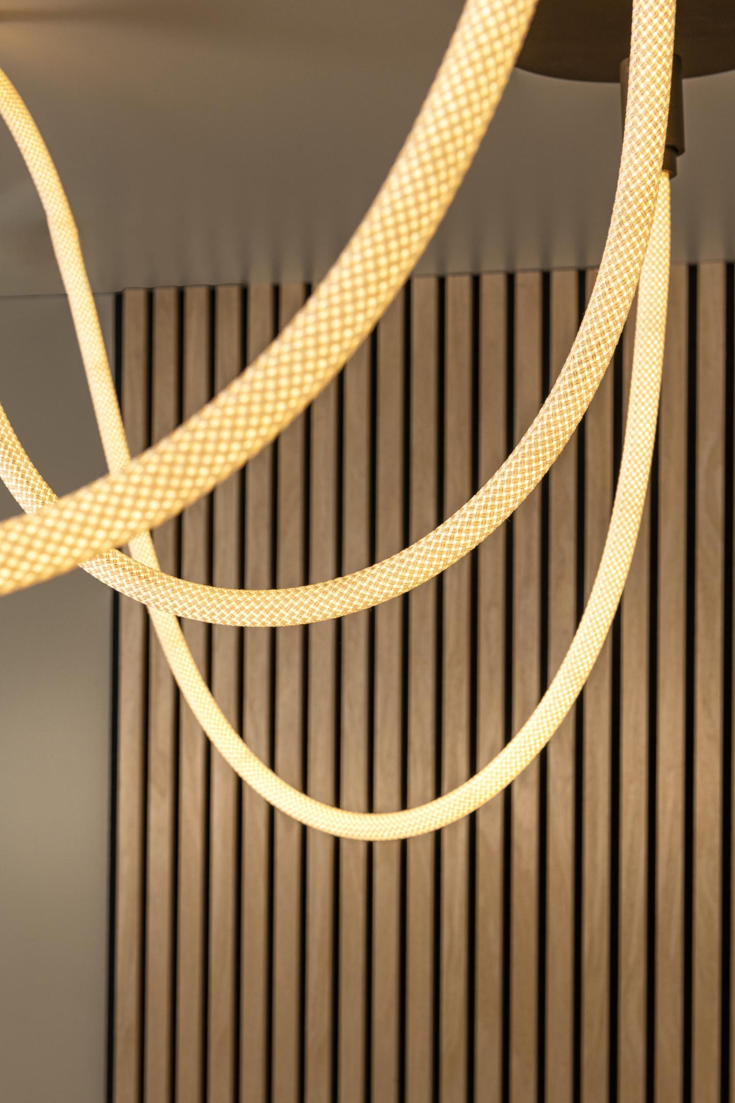 Lucide JANDERIN - Plafonnière - LED Dimb. - CCT - 1x36W 2200K/3300K - Champagne kleur | Vibes - Afbeelding 8