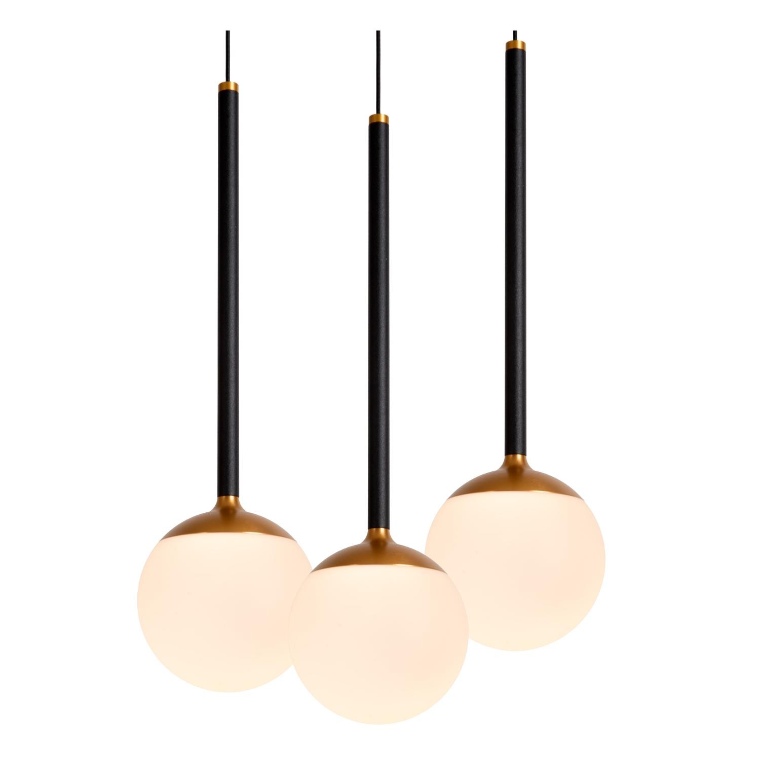 Lucide CALINA - Hanglamp - Ø 69,9 cm - LED Dimb. - CCT - 12x7W 2200K/3300K - Zwart | Premium - Afbeelding 4