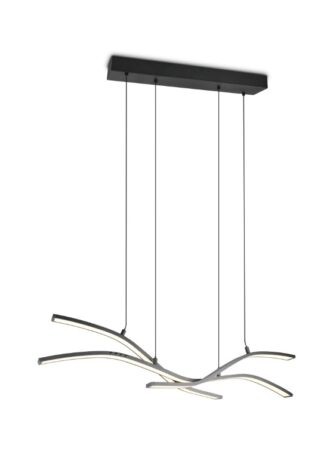 TRIO Select, Hanglamp Spider mat zwart