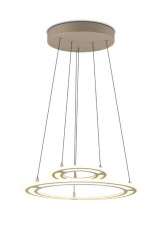 TRIO Select, Hanglamp Cromer warm beige 53 watt