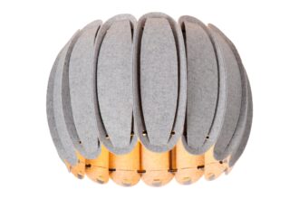 Lucide SPENCER - Plafonnière - Ø 30 cm - 1xE27 - Grijs