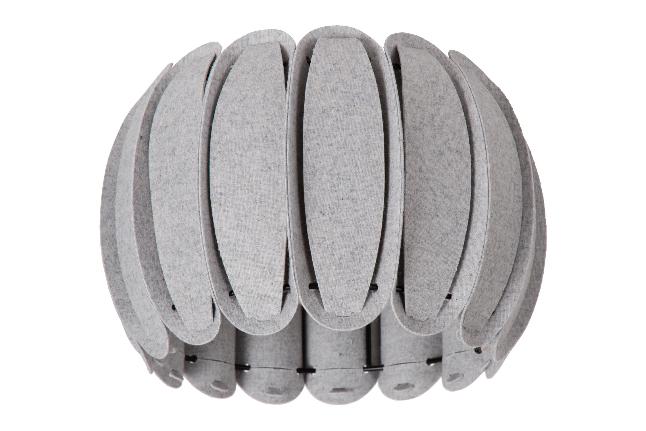 Lucide SPENCER - Plafonnière - Ø 30 cm - 1xE27 - Grijs - Afbeelding 2