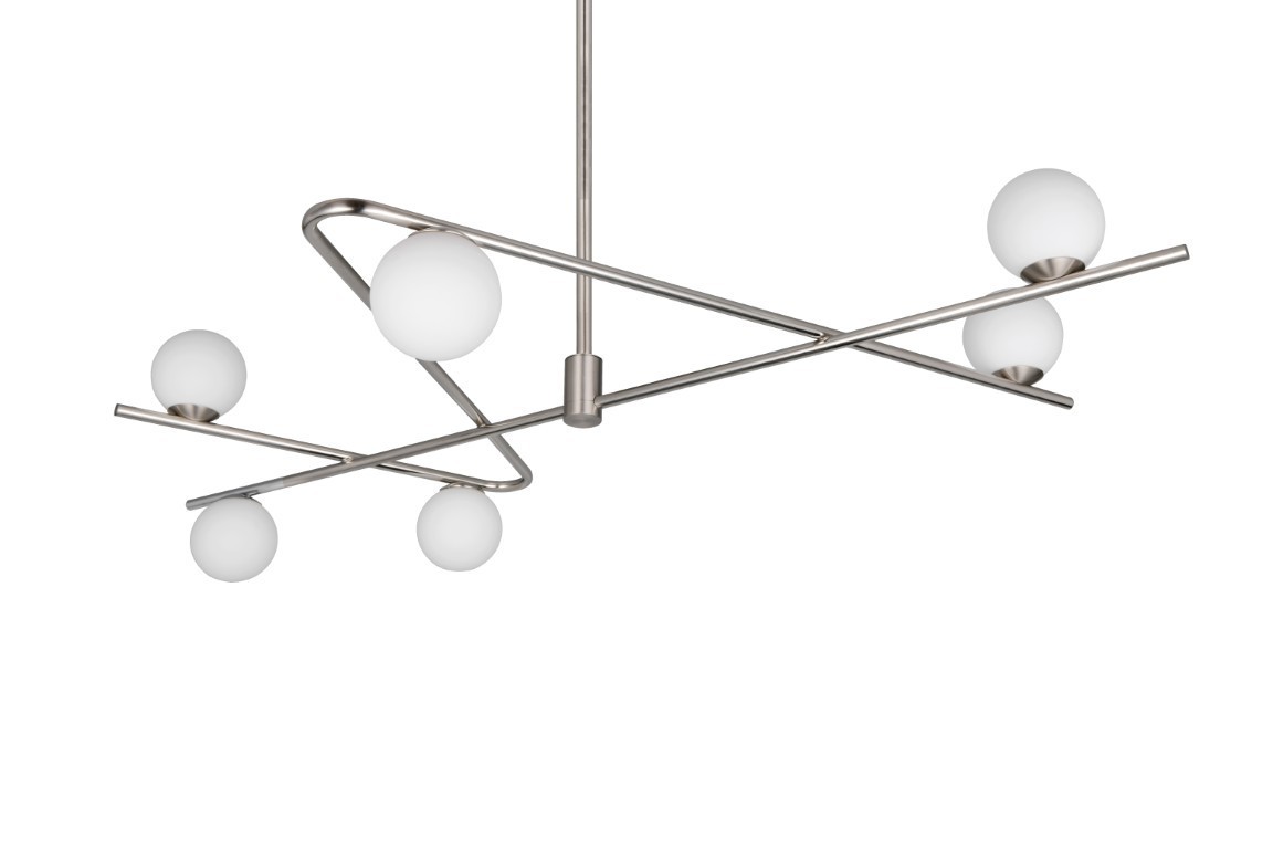 TRIO Select, Hanglamp Flaming nikkel mat - Afbeelding 11