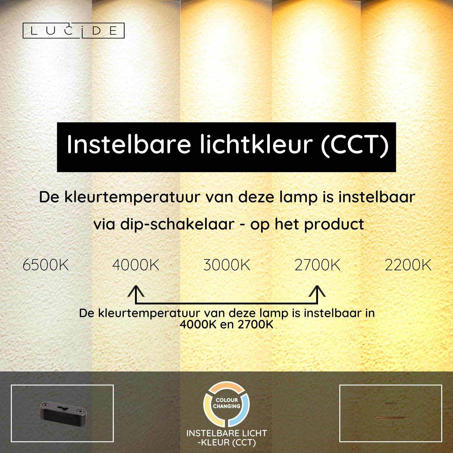 Lucide LIANE - Hanglamp - LED Dimb. - CCT - 2x40W 2700K/4000K - Roest bruin | Vibes - Afbeelding 4