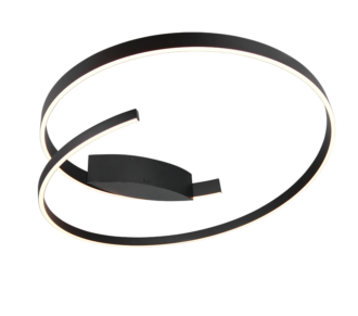 CINQUE, Plafonniere Cinardi zwart mat