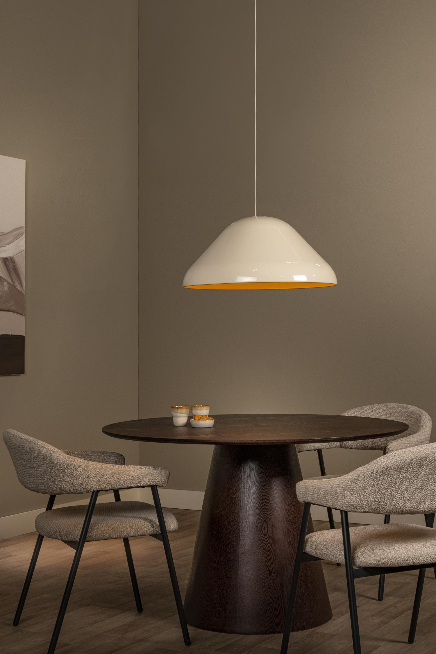 Lucide ANDRES - Hanglamp - Ø 56 cm - 1xE27 - Beige | Vibes - Afbeelding 4