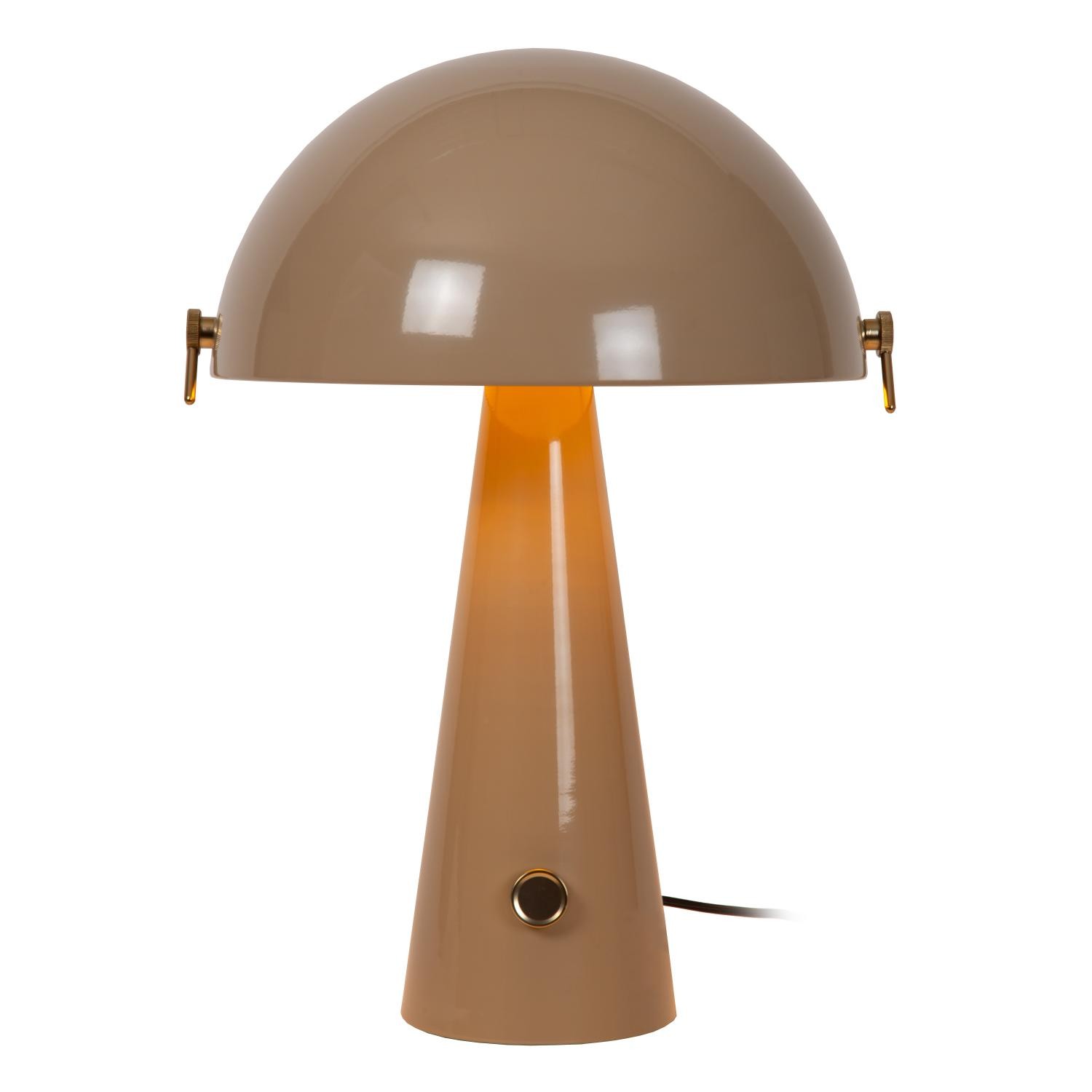 Lucide BARONE - Tafellamp - Ø 38 cm - 1xE27 - Taupe | Vibes - Afbeelding 5