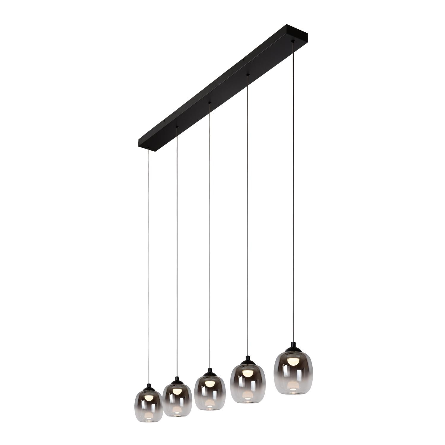 Lucide TAMINO - Hanglamp - LED Dimb. - 5x5,6W 3000K - Zwart - Afbeelding 8