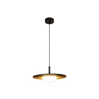 Lucide CARMINO - Hanglamp - Ø 38,7 cm - LED - 1x8W 3000K - Taupe | Essential