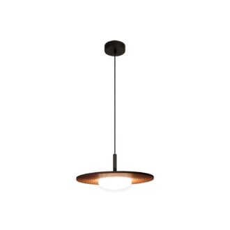 Lucide CARMINO - Hanglamp - Ø 38,7 cm - LED - 1x8W 3000K - Terracotta | Essential