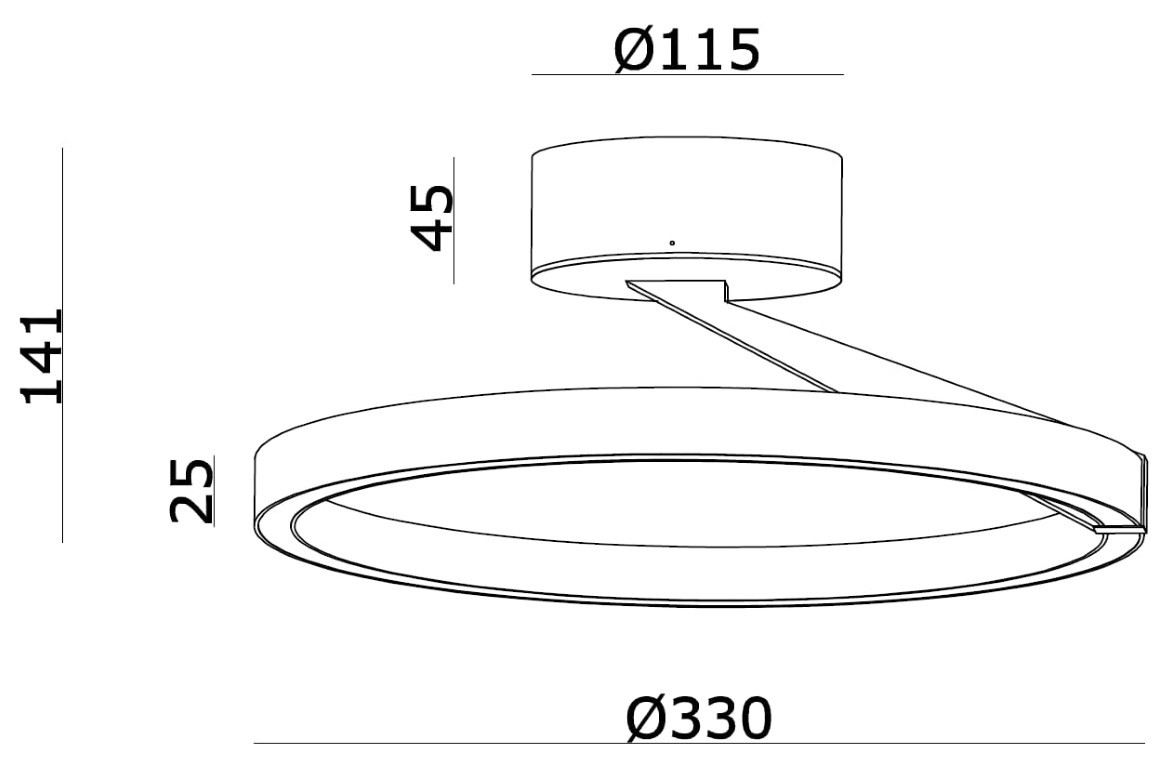 Plafondlamp OREGON - Wit - Afbeelding 2