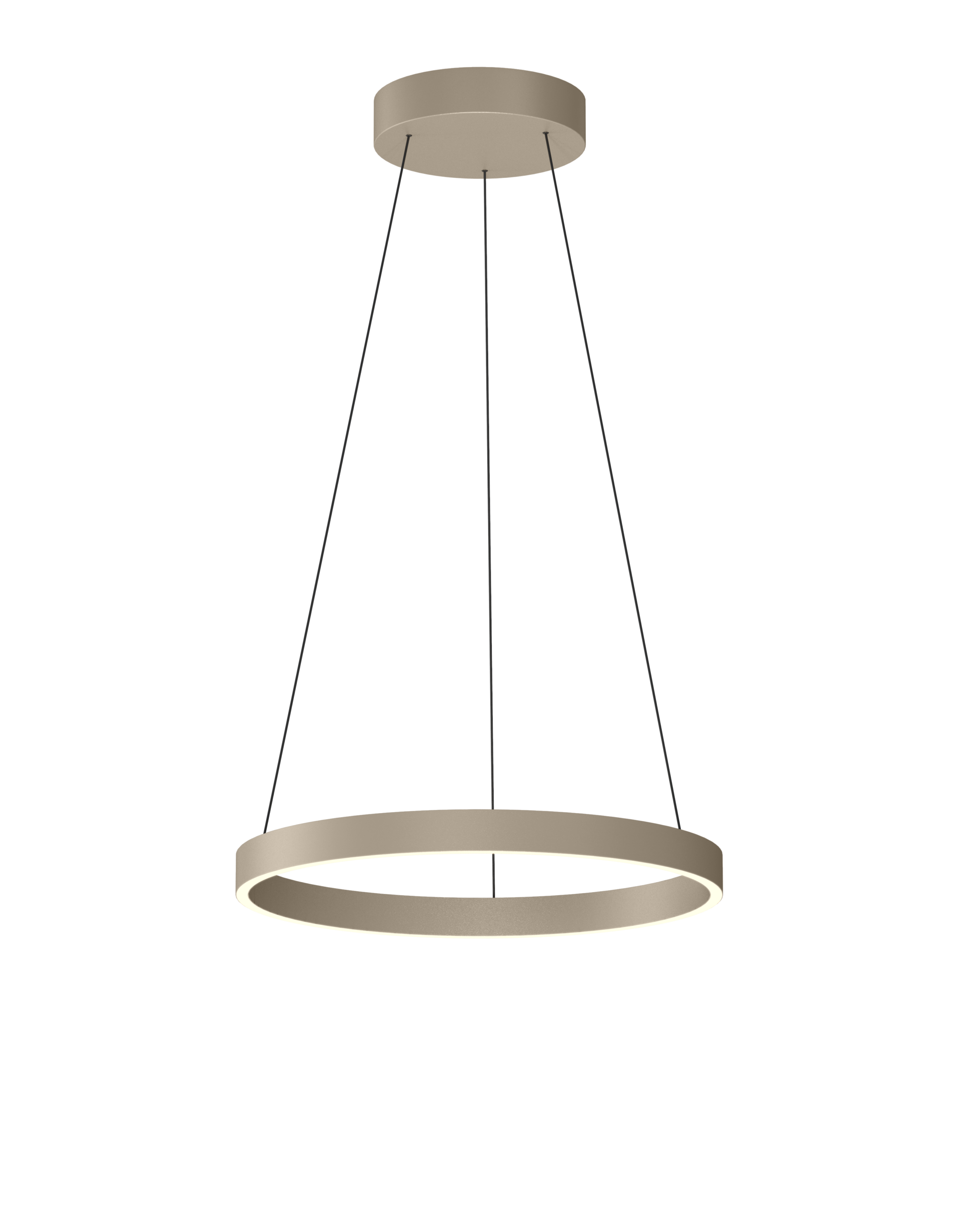 Jayden LED Hanglamp Ø60 cm Champagne – Quicklift Dim to Warm - Afbeelding 3