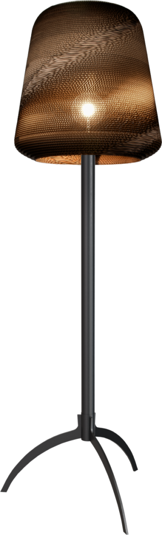 VL Carta Moody 1-lichts drievoudig zwart