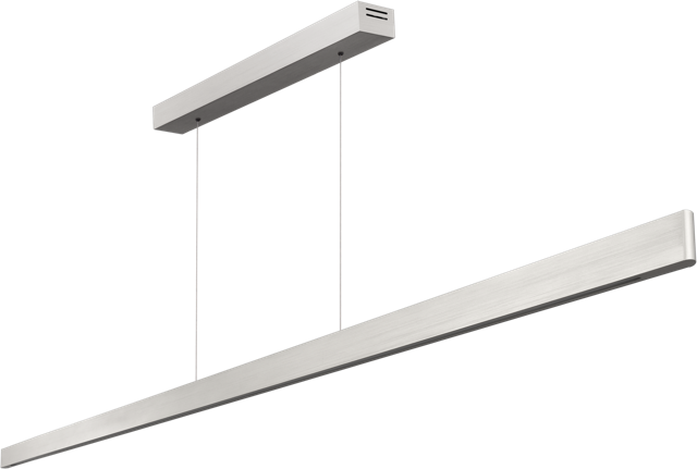 HL Atina mat nikkel breedte 200 cm