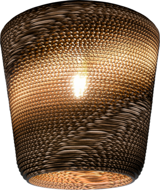 Schaduw Carta Moody Ø34x34cm zwart karton