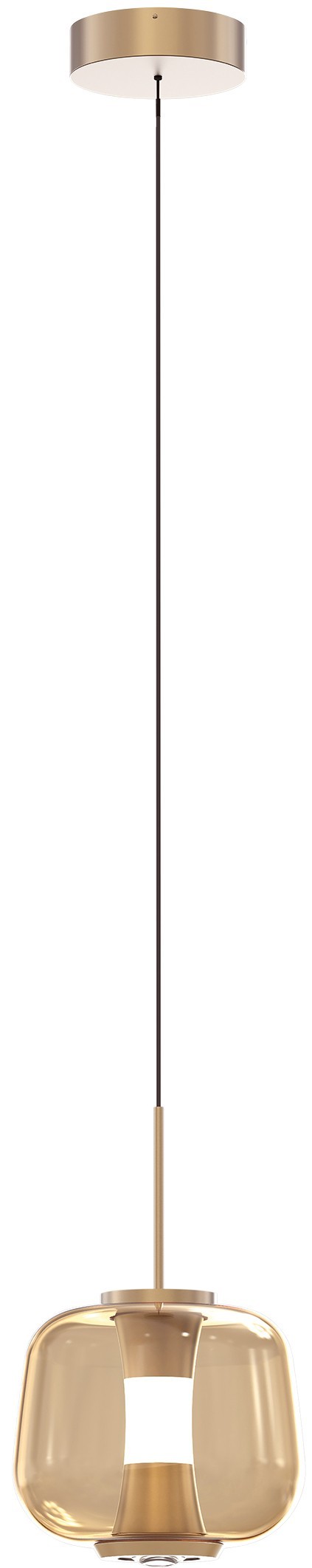 Hanglamp Rosa Amber Ø 21 cm – Rosé-Goud