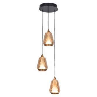 Hanglamp Tromba 3 lichts rond