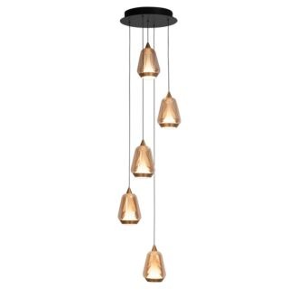 Hanglamp Tromba 5 lichts rond
