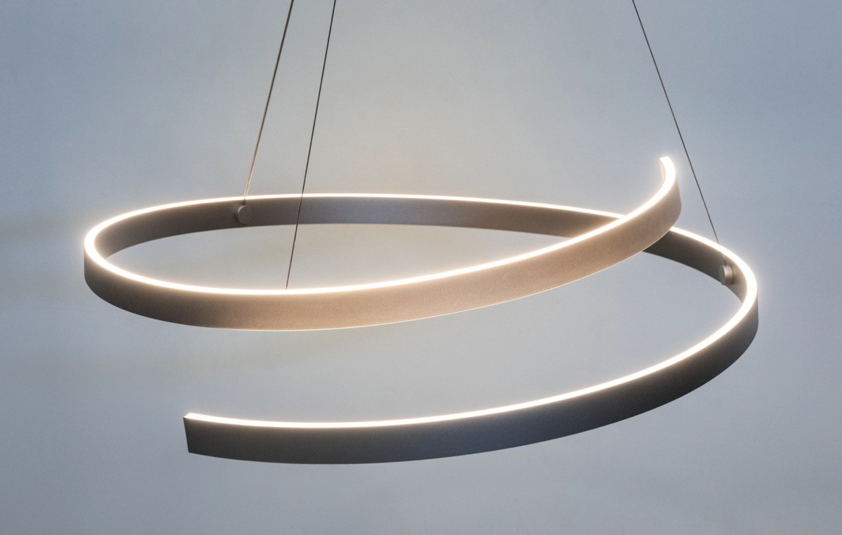 Remona LED Hanglamp Ø80 cm Champagne – Dim to Warm – Up & Downlight - Afbeelding 7