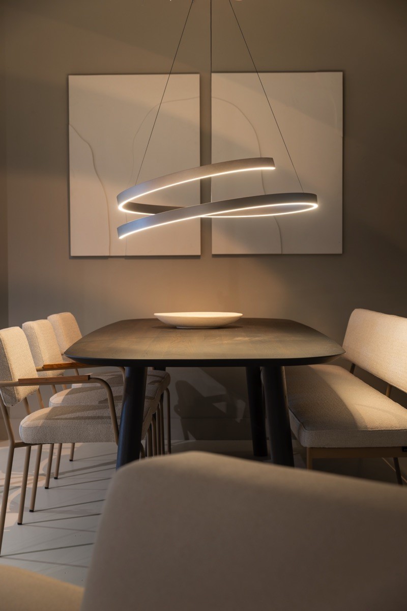 Remona LED Hanglamp Ø60 cm Champagne – Dim to Warm – Up & Downlight - Afbeelding 5