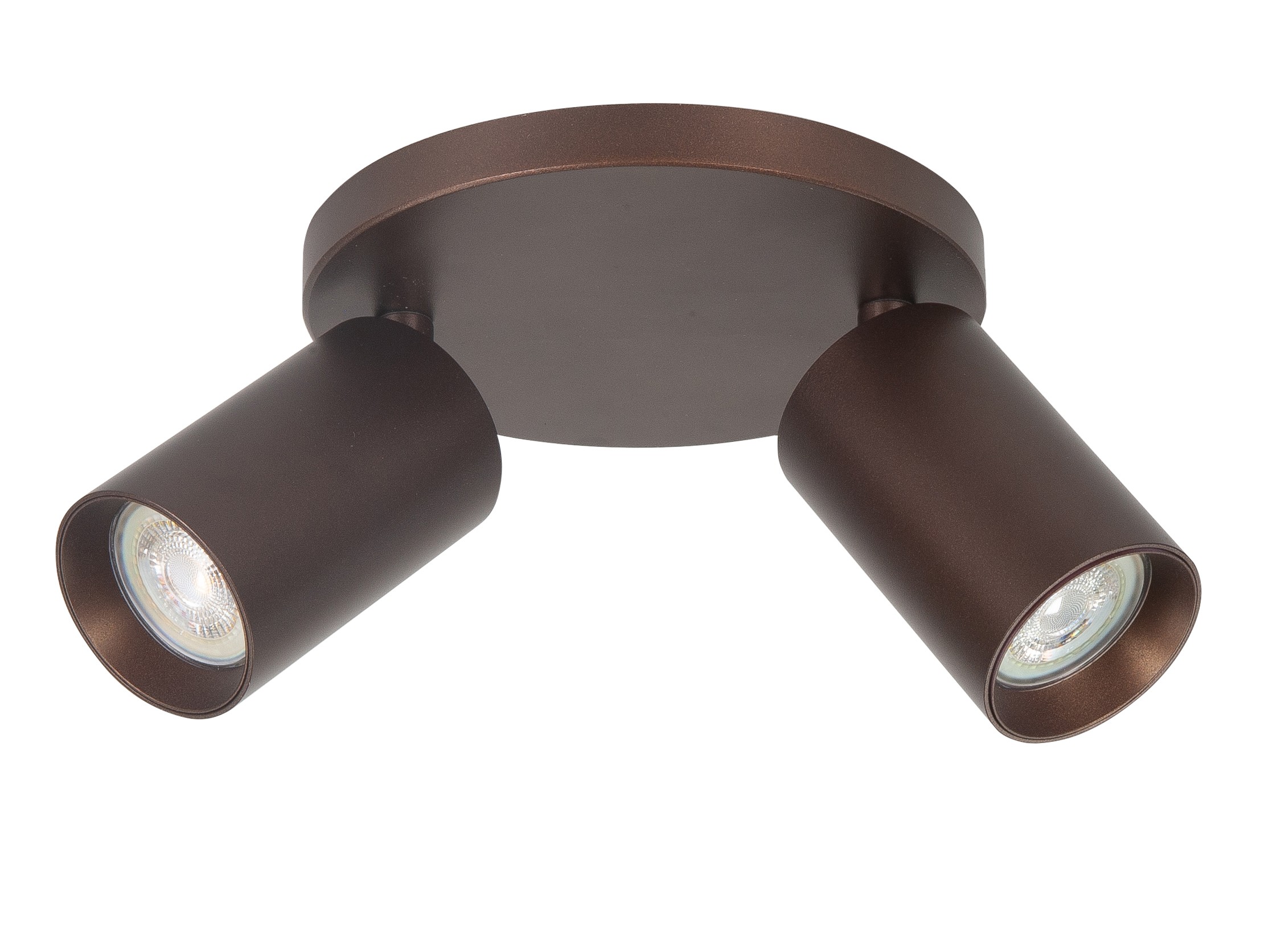 Opbouwspot Mila Choco 2 lichts